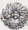 Розетки (ROSETTE_1263 -  | 3D model 3DSMAX / OBJ / STL) 3D модель для ЧПУ станка
